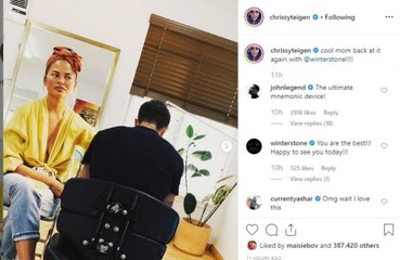 'Cool mom' Chrissy Teigen gets new tattoos