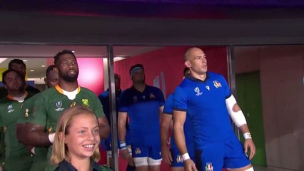 South Africa and Italy walk out