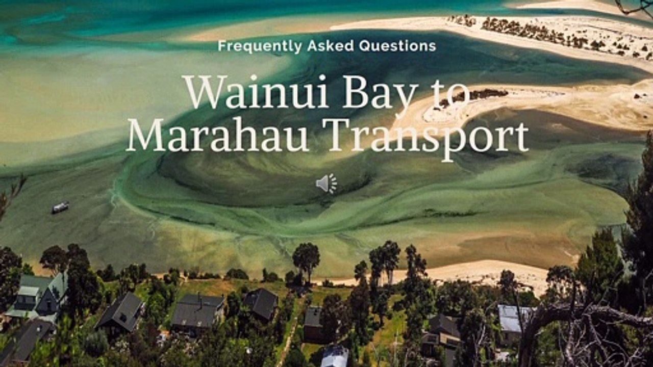 Want to know about travelling from Wainui Bay to Marahau?