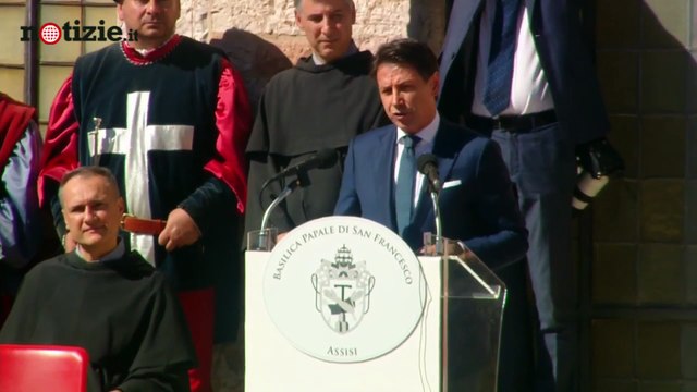 Assisi, Conte: Non possediamo il nostro Paese, ma dobbiamo custodirlo | Notizie.it