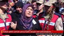 Tokat-şehit uzman çavuş kadri seçgin son yolculuğuna uğurlanıyor