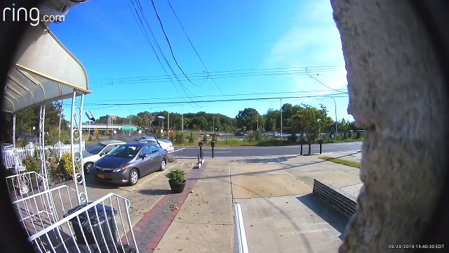 Car Slides into Two Parked Cars