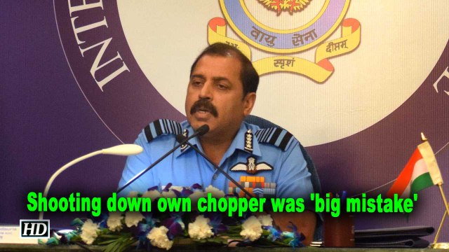 IAF boss accepts shooting down own chopper was 'big mistake'