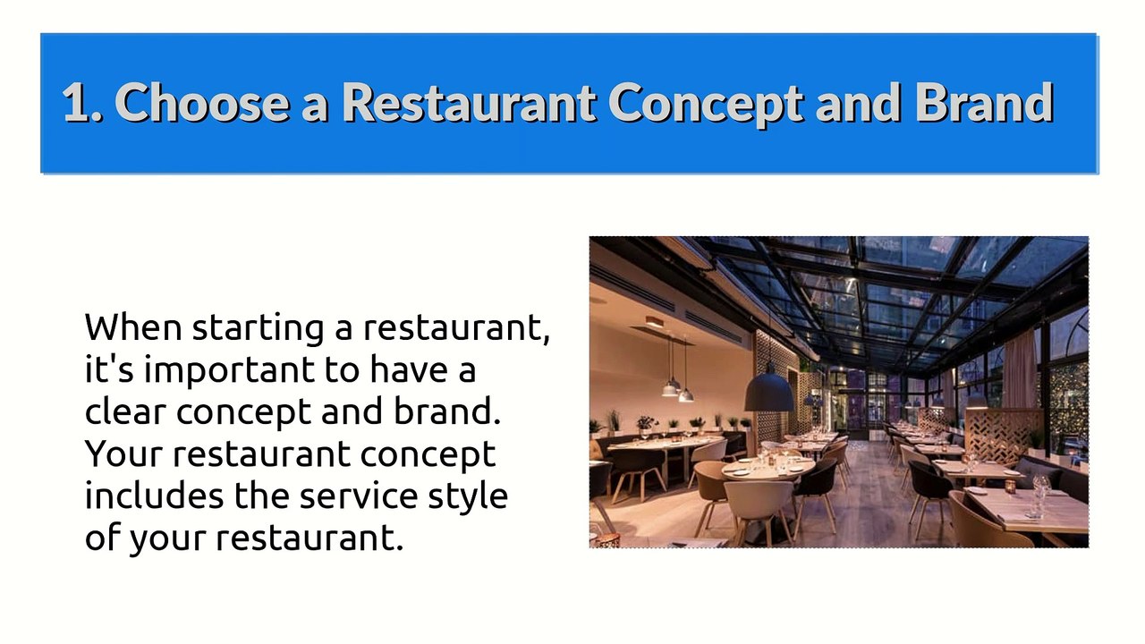 How To Open A Restaurant