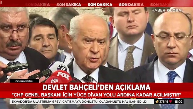 Devlet Bahçeli'den Kılıçdaroğlu'na sert tepki: Mahkeme yolu açılmıştır
