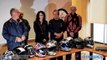 remise de 400 casques de motos par la Fédération française des motards en colère (FFMC) de l’Ain.