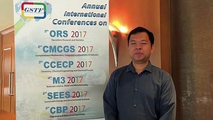 Mr. Ricie Bulanhagui at CMCGS Conference 2017 by GSTF