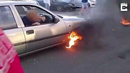 Il a voulu jouer à Fast & Furious avec sa voiture... Burn Raté !