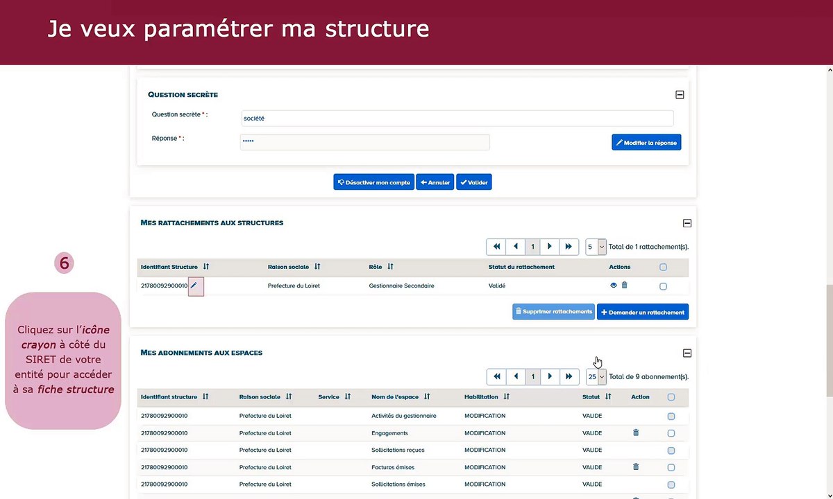 Tutoriel Chorus Pro V2 - Paramétrer les entités publiques