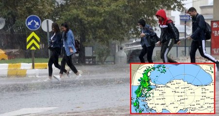 Beklenen yağış Edirne ve Kırklareli'de başladı! İstanbul'a çok az kaldı