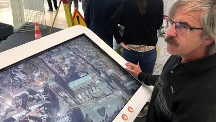 FIG : une maquette du centre-ville de Strasbourg en 3D