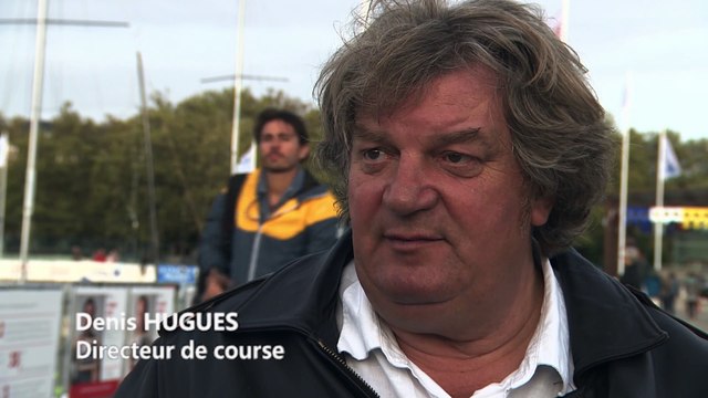 La Mini Transat La Boulangère 2019 / ITV Denis Hugues Directeur de course sur le report