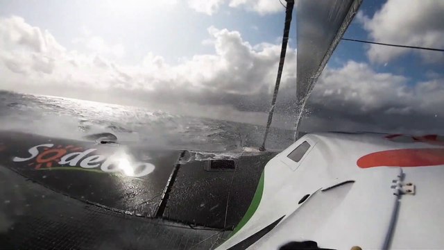Sodebovoile 2019 - Sodebo Ultim 3 - A la barre de Sodebo Ultim 3 !