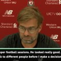 Klopp confirms Alisson return to training