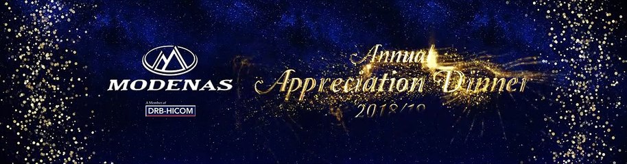 Modenas Annual Appreciation Dinner 2018/2019 Backdrop
