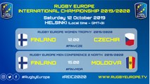 FINLAND / CZECHIA (WOMEN TROPHY) & FINLAND / MOLDOVA (MEN CONFERENCE 2 NORTH) - RUGBY EUROPE INTERNATIONAL CHAMPIONSHIPS 2019/2020
