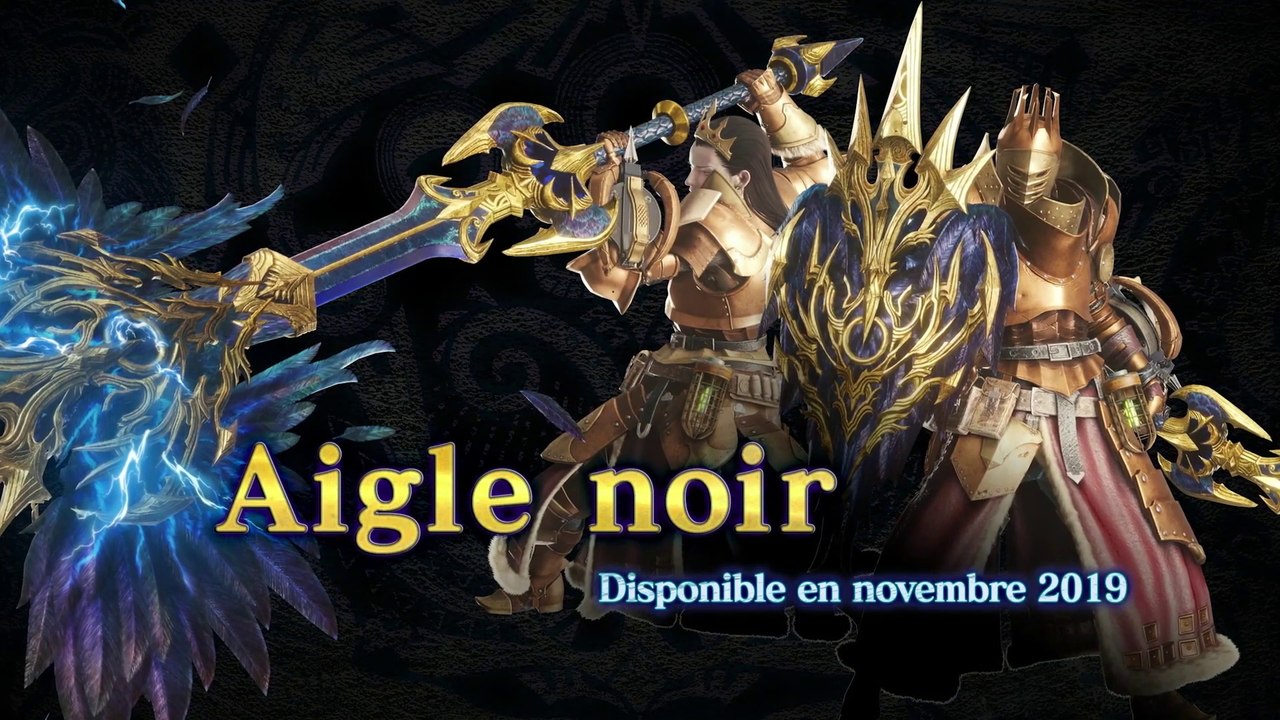 Monster Hunter World : Iceborne - Gagnant du concours Arme (Aigle noir)