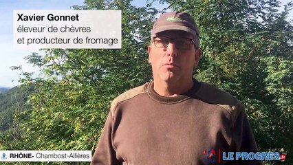 Sécheresse dans le Rhône témoignage d'un éleveur de chèvres