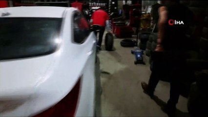 Lastikte zulalanan 1,5 kilo skunk maddesi ele geçirildi