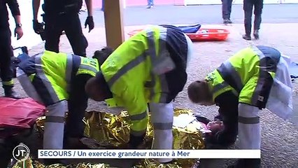 SECOURS Un exercice grandeur nature à Mer