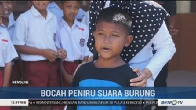 Unik, Bocah Ini Pandai Meniru Suara Burung