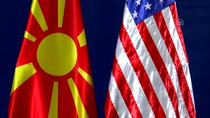 ABD Dışişleri Bakanı Pompeo, Kuzey Makedonya'da