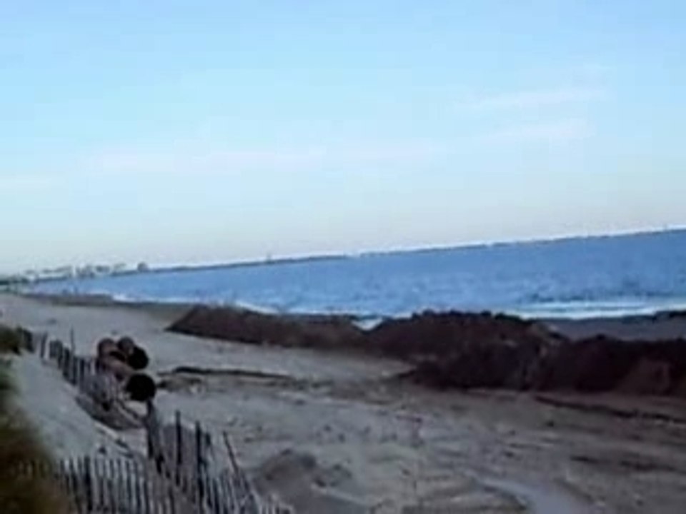 que se passe-t'il sur la plage ?