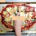 Dos formas creativas de comer pizza y un burrito con vegetales