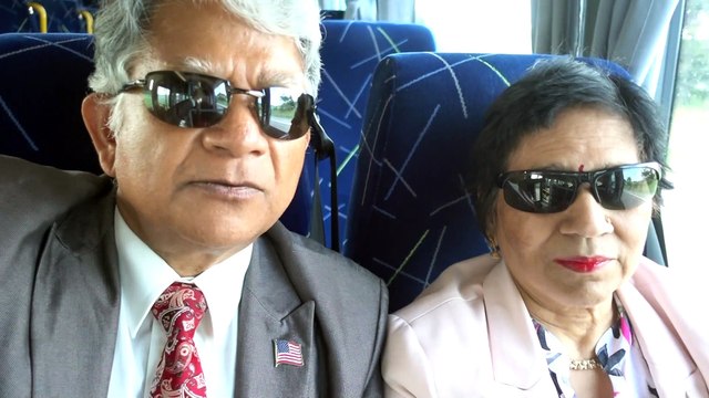 BDMV-170 Aruna & Hari Sharma in Flugbus 801 from Arlanda T5 to Uppsala May 21, 2019