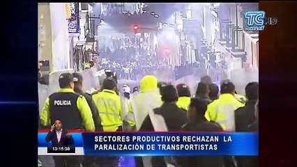 Sector productivo rechazan el paro de transportistas