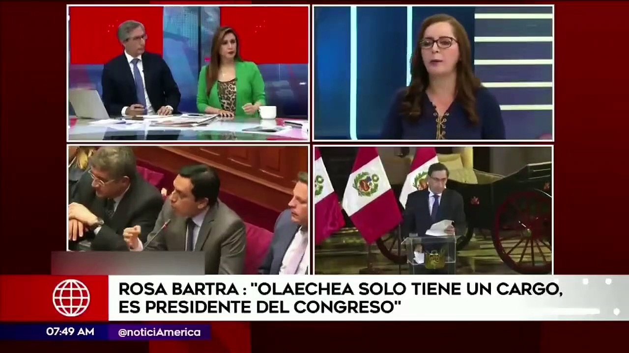 Rosa Bartra afirma ahora que el Congreso fue el primero que pidió adelanto de elecciones