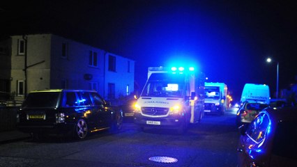 Camelon Mansionhouse Road incident. Police, Fire and Ambulance in attendance
