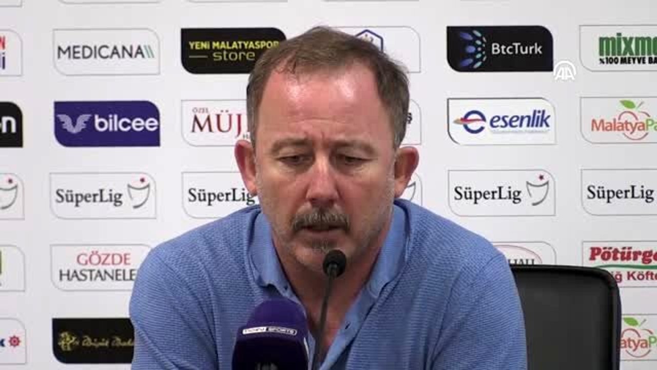 BtcTurk Yeni Malatyaspor-Yukatel Denizlispor maçının ardından - Sergen Yalçın