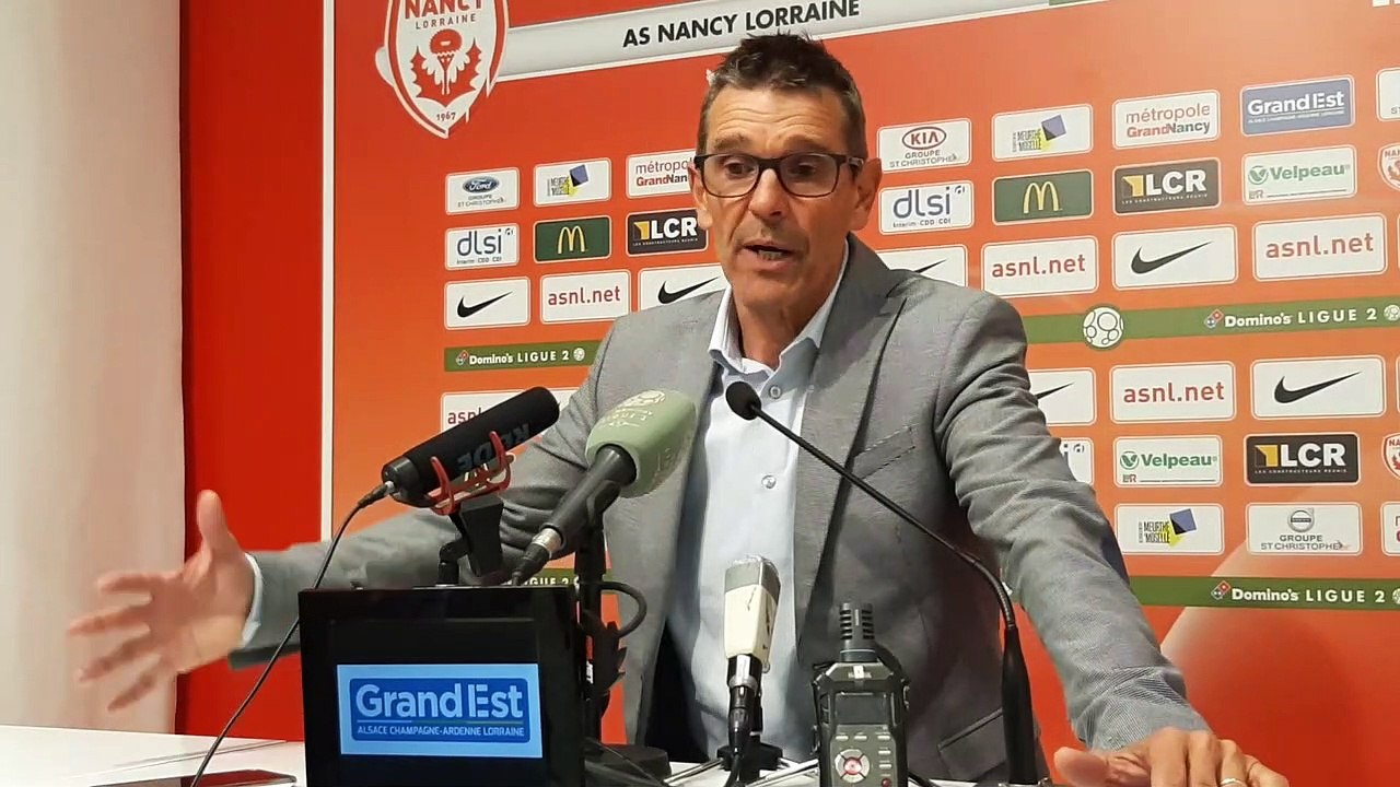 Jean-Louis Garcia parle d'une victoire importante après le succès de l'AS Nancy Lorraine face à Niort
