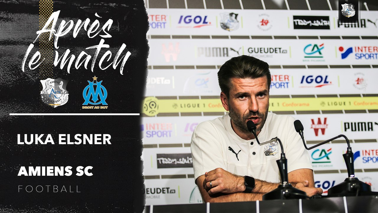 Après le match - Amiens SC - O.Marseille ( 3-1), Luka Elsner