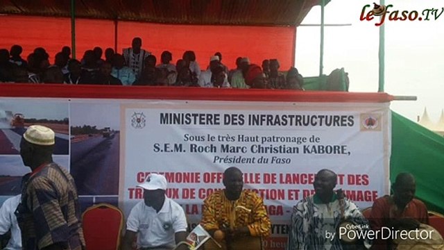 Aménagement et bitumage de la route de Sapaga-Pouytenga-Karlwartenga Les travaux officiellement lancés