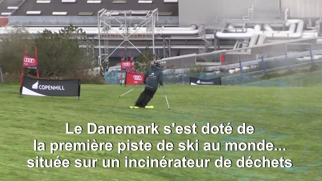 Au Danemark, ouverture de la première piste de ski au monde sur un incinérateur de déchets