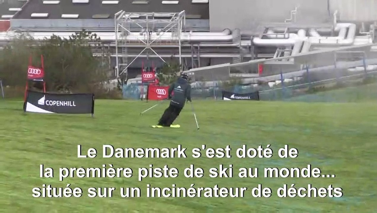 Au Danemark, ouverture de la première piste de ski au monde sur un incinérateur de déchets