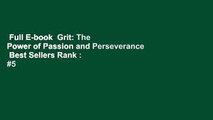 Full E-book  Grit: The Power of Passion and Perseverance  Best Sellers Rank : #5