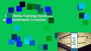 DBT Skills Training Handouts and Worksheets Complete