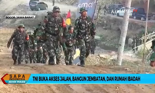 Peringati HUT Ke-74, TNI Bantu Membangun Desa