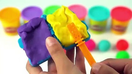 Descargar video: Come fare i Gelati di Pongo Play Doh con Ovetti KINDER SORPRESA