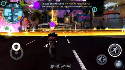 ruinas antiguas en Gangstar Vegas  alíen y naves