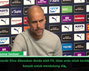 Guardiola tak mau berkomentar dengan denda Bernardo