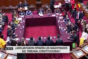 Disolución del Congreso: ¿Hubo adelanto de opinión de los magistrados del Tribunal Constitucional?