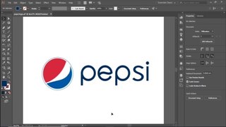 How to design pepsi logo in adobe illustrator- Hindi