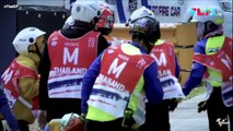 Detik-detik Marc Marquez Kecelakaan, Motor Hancur Parah!
