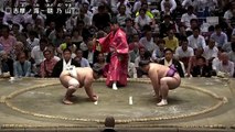 Shimanoumi vs Asanoyama - Aki 2019, Makuuchi - Day 10