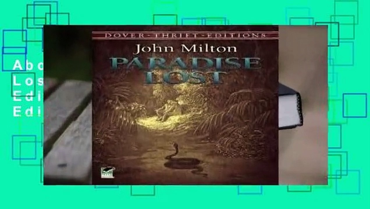 About For Books  Paradise Lost (Dover Giant Thrift Editions) (Dover Thrift Editions)  For Kindle
