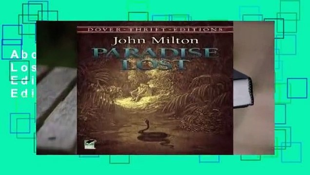 About For Books Paradise Lost (Dover Giant Thrift Editions) (Dover Thrift Editions) For Kindle